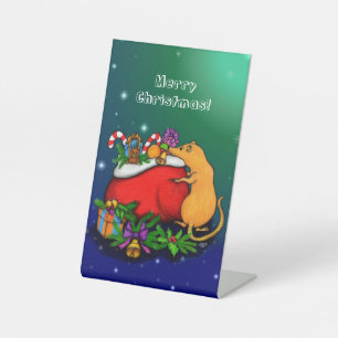 Frohe Weihnachten mit Rat Prince Sockelschild