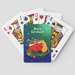Frohe Weihnachten mit Rat Prince Spielkarten