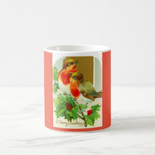 Frohe Weihnachten mit Robinen Kaffeetasse
