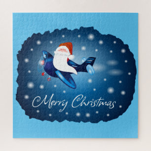Frohe Weihnachten mit Santa Puzzle