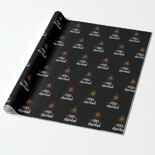 Frohe Weihnachten mit spanischer Flagge Geschenkpapier
