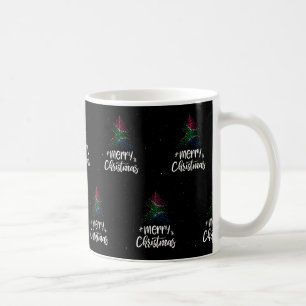 Frohe Weihnachten mit Südafrikanischer Flagge Kaffeetasse