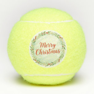 Frohe Weihnachten mit Tennisball Tennisbälle