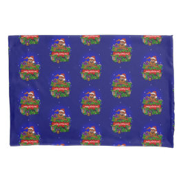 Frohe Weihnachten mit Weihnachts-Rabbit Kissenbezug