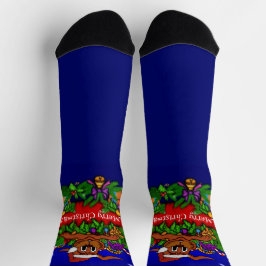 Frohe Weihnachten mit Weihnachts-Rabbit Socken