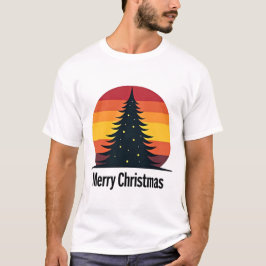 Frohe Weihnachten mit Weihnachtsbaum T-Shirt
