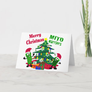 Frohe Weihnachten Mito Krieger Karte