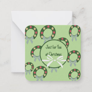 Frohe Weihnachten Mitteilungskarte