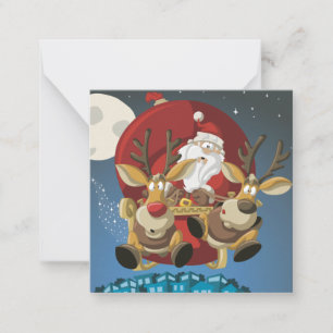 Frohe Weihnachten Mitteilungskarte