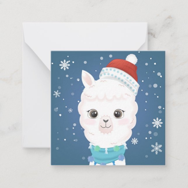 Frohe Weihnachten Mitteilungskarte (Vorderseite)