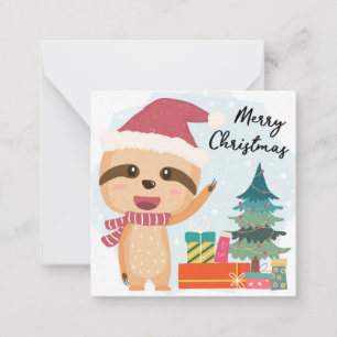 Frohe Weihnachten Mitteilungskarte