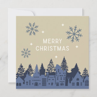 Frohe Weihnachten Mod Village Blue