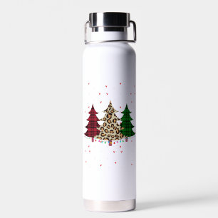 Frohe Weihnachten Modern & Elegant Trinkflasche