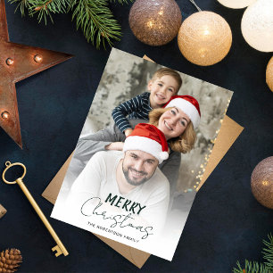 Frohe Weihnachten Modern Foto Einfach