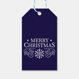 Frohe Weihnachten Moderne anpassbar Geschenkanhänger