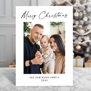 Frohe Weihnachten Moderne Elegant Stilvolles Foto