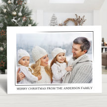 Frohe Weihnachten Moderne Elegantes Minimalistisch