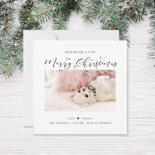 Frohe Weihnachten Moderne Fotografie-Weihnachtsk