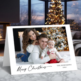 Frohe Weihnachten Moderne Kalligraphie Elegantes F