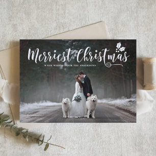 Frohe Weihnachten Moderne Kalligraphie Foto