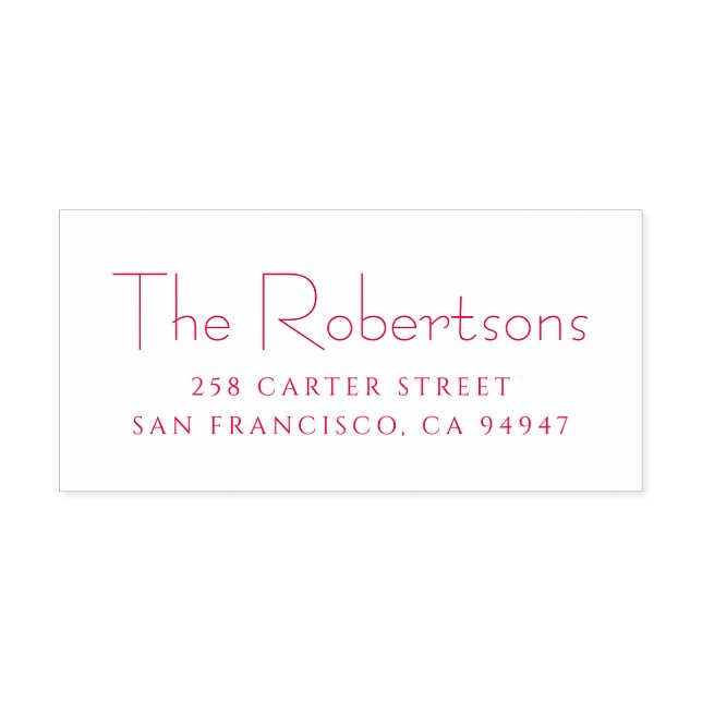 Frohe Weihnachten Moderne Minimalistisch Personali Permastempel (Design)