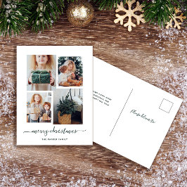 Frohe Weihnachten | Moderne vier FotoCollage