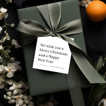 Frohe Weihnachten, moderne Weihnachtsgeschenk-Tag