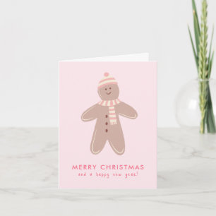 Frohe Weihnachten Moderner Lebkuchenmann