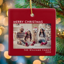 Frohe Weihnachten Moderner Roter Feiertag