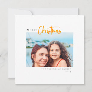 Frohe Weihnachten Modernes Drehbuch Minimalistisch