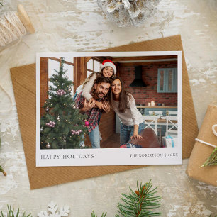 Frohe Weihnachten Modernes einfaches Foto