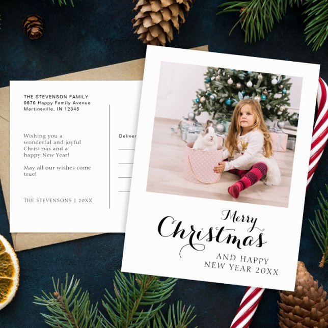 Frohe Weihnachten Modernes einfaches Foto (Von Creator hochgeladen)