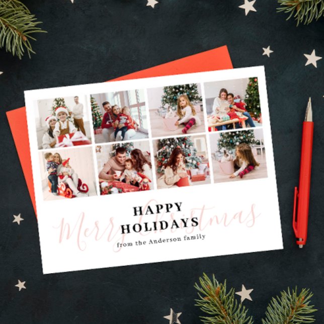 Frohe Weihnachten Modernes einfaches Foto (Von Creator hochgeladen)