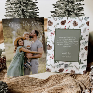 Frohe Weihnachten Modernes Foto