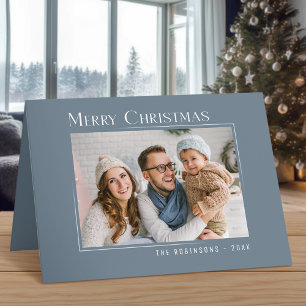Frohe Weihnachten Modernes Foto Elegant Einfach