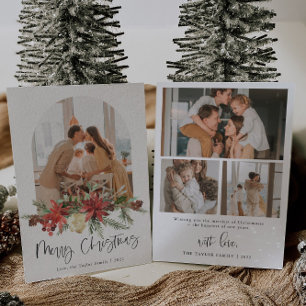 Frohe Weihnachten Modernes Foto Weihnachtskarte Mi