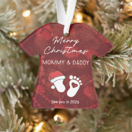 Frohe Weihnachten Mommy & Daddy Ornament