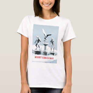 Frohe Weihnachten. Monster-Eisskulpturen T-Shirt