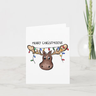 Frohe Weihnachten Moose Xmas Lover Holid Karte