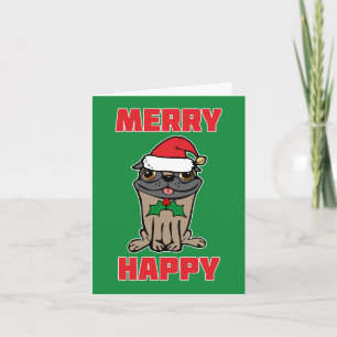 Frohe Weihnachten Mops