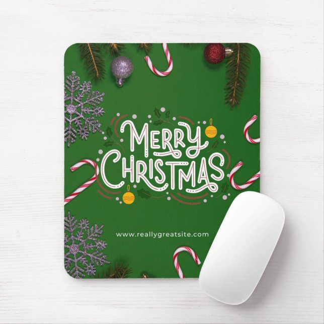 Frohe Weihnachten Mousepad (Mit Mouse)