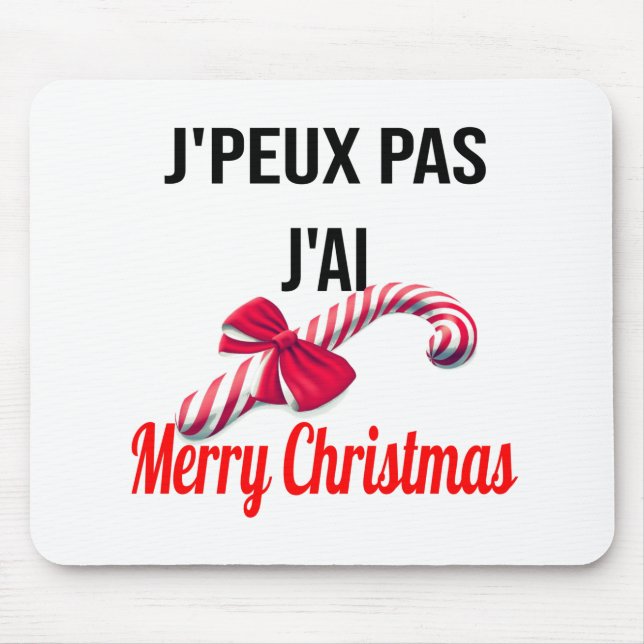 Frohe Weihnachten Mousepad (Vorne)
