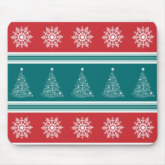 Frohe Weihnachten Mousepad (Vorne)