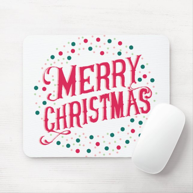 Frohe Weihnachten Mousepad (Mit Mouse)