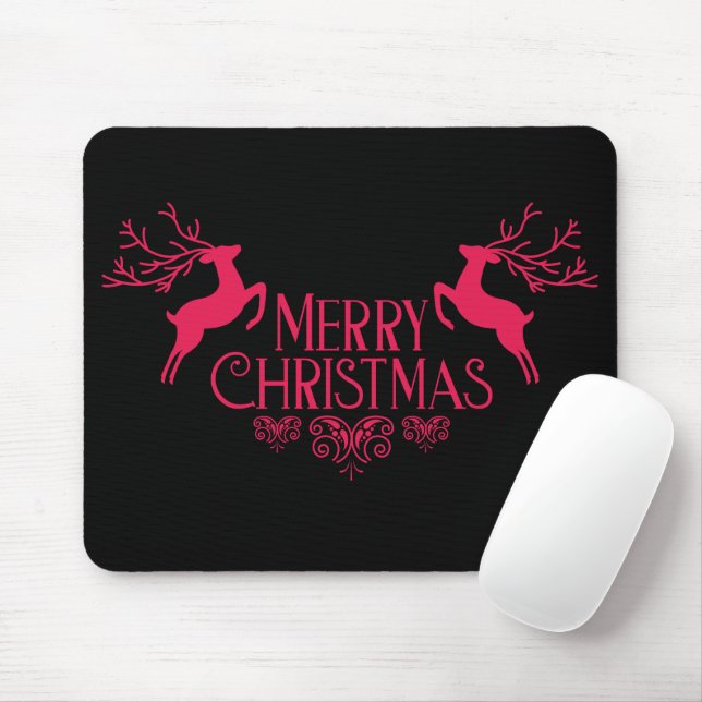Frohe Weihnachten Mousepad (Mit Mouse)