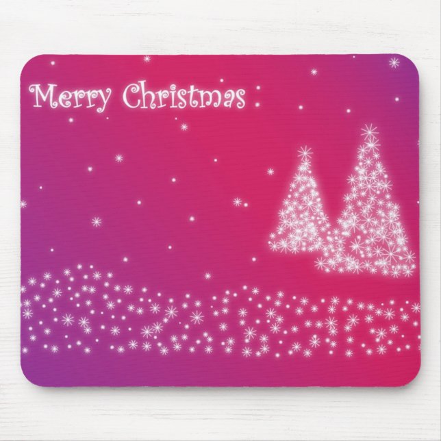 Frohe Weihnachten Mousepad (Vorne)