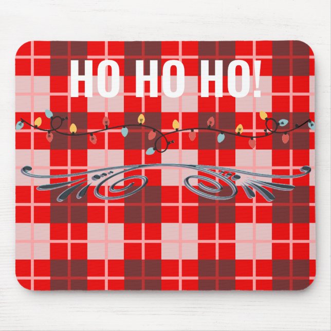 Frohe Weihnachten Mousepad (Vorne)