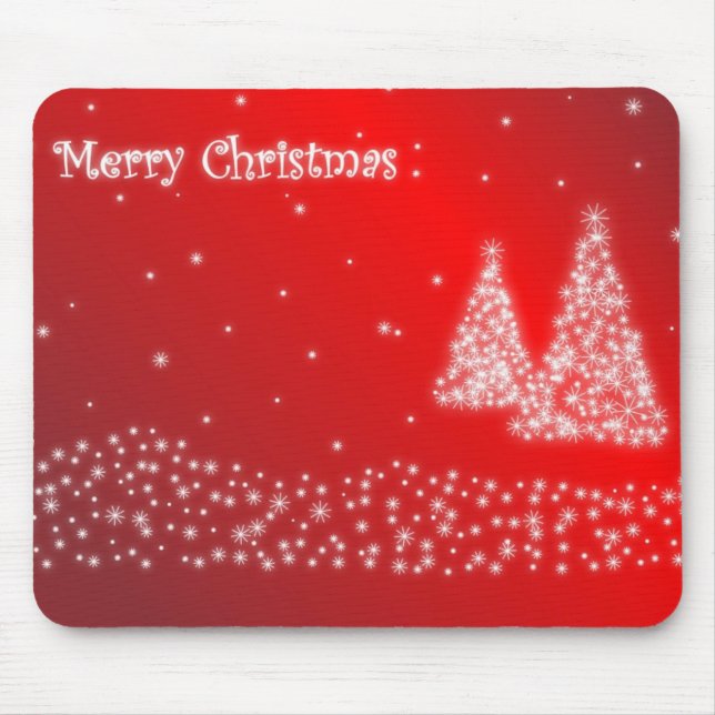 Frohe Weihnachten Mousepad (Vorne)