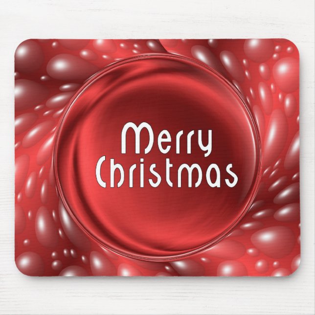 Frohe Weihnachten Mousepad (Vorne)