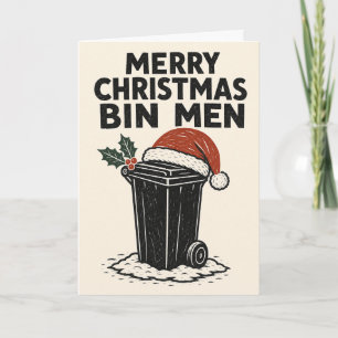 Frohe Weihnachten Müllmänner Karte